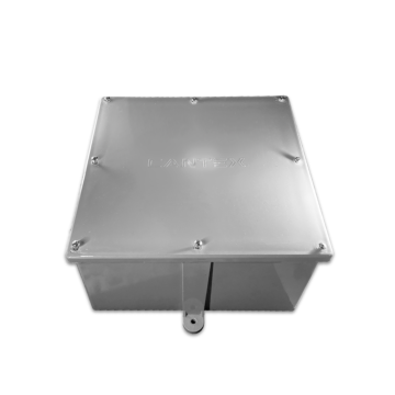 CANTEX Rigid PVC 12 in 12 in Molded Junction Box