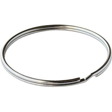 Lucky Line Tempered Steel Nickel-Plated 3/4 in Key Ring
