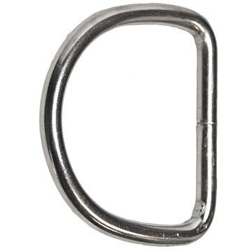 Baron 2 in Nickel Plated Steel Welded D-Ring