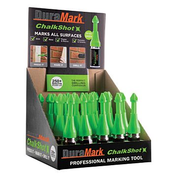 PROTAPE® Stringliner U.S. Tape High Visible Green DuraMark ChalkShot Green Pen Marking Tool