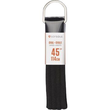 Sof Sole Athletic Shoe Laces (Black) 45 in.