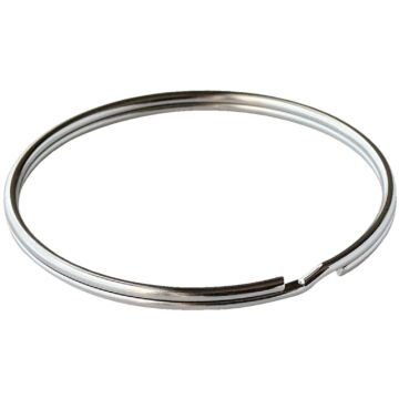 Lucky Line Tempered Steel Nickel-Plated 1-3/4 in Key Ring