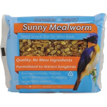 Wildlife Sciences Sunny Mealworm Seed Snack Bar - 7 oz