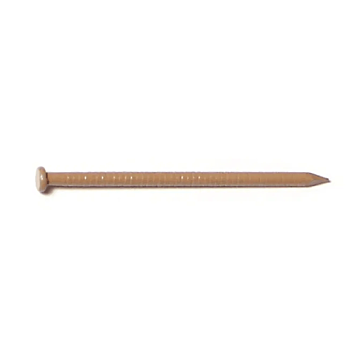 1-5/8" Oak Brown Painted Steel Panel Flat Head Nails