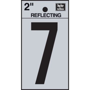 Hy-Ko Vinyl 2 In. Reflective Adhesive Number Seven