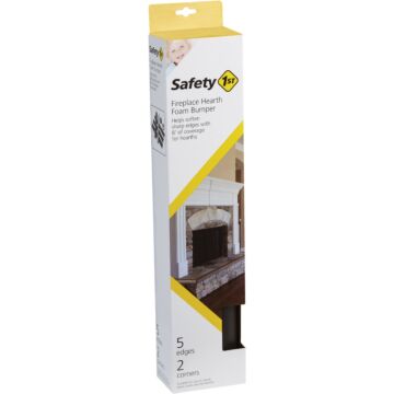 Safety 1st Adhesive Foam Brown Fireplace Guard Foam Bumper