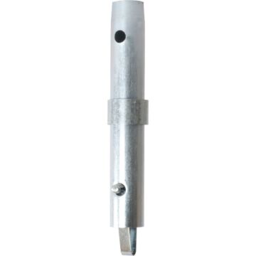 METALTECH Galvanized Steel Coupling Pin with Collar and Spring Lock for Scaffolding