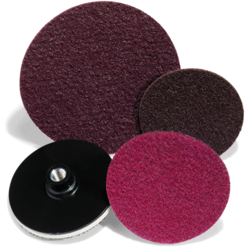 United Abrasives 77120 Medium Hook & Loop Surface Conditioning Discs (Maroon) 4-1/2 in.