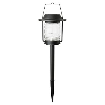 Boston Harbor Solar Stake Light w/ AA Battery (Black)