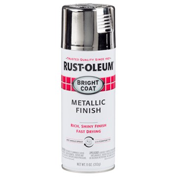 Rust-Oleum Stops Rust Bright Coat Spray Paint (Metallic - Chrome) 11 oz