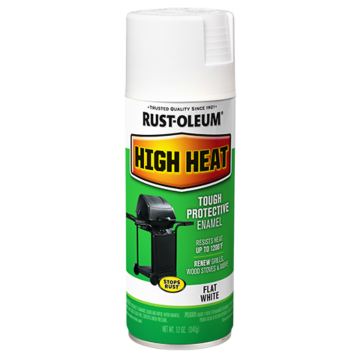 Rust-Oleum Specialty High Heat Spray (Flat - White) 12 oz