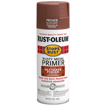 Rust-Oleum Stops Rust Rusty Metal Primer Spray (Brown) 12 oz