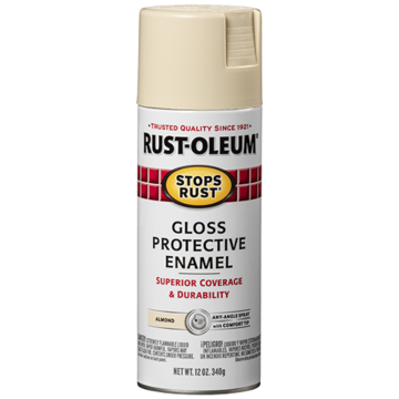 Rust-Oleum Stops Rust Protective Enamel Spray (Gloss - Almond) 12 oz