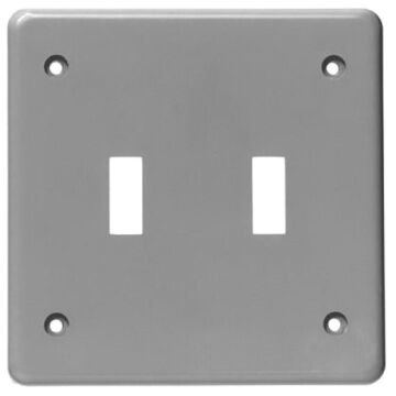 Scepter® Vertical PVC Double Switch Cover