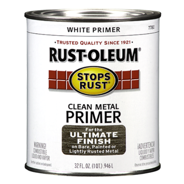 Rust-Oleum Stops Rust® - Clean Metal Primer - Quart - Flat White