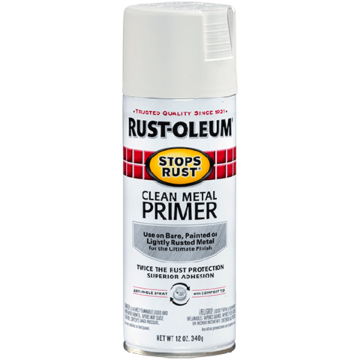 Rust-Oleum Stops Rust Clean Metal Primer Spray (White) 12 oz