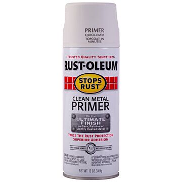 Rust-Oleum Stops Rust® - Clean Metal Primer Spray - 12 oz Spray