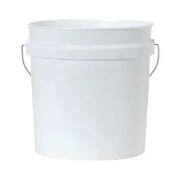 Leaktite 2 Gal. White Plastic Bucket