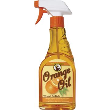 Howard Orange Oil Wood Polish Spray - 16 oz