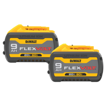 DEWALT FLEXVOLT 20V/60V MAX* Batteries, 9.0-Ah, 2-Pack