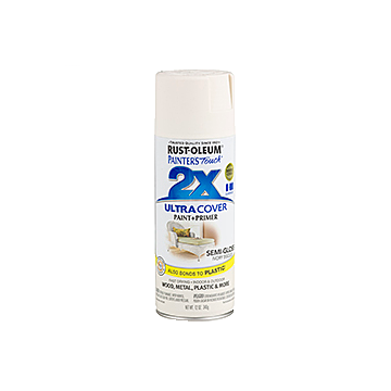 Painter's Touch® 2X Ultra Cover® Spray Paint - 2X Ultra Cover Semi-Gloss Spray - 12 oz. Spray - Semi-Gloss Ivory Bisque