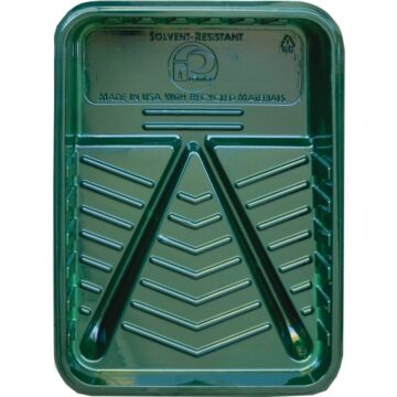 Linzer Premier Plastic 9 in. Paint Tray (Green)