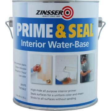 Zinsser Interior Prime & Seal Water-Based Primer-Sealer - 1 Gal - White
