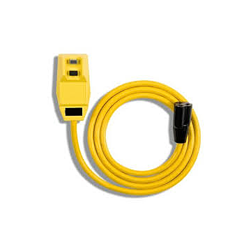 Southwire 14880001-6 - Right Angle GFCI 14/3 Cord Set 9" Pigtail Single Outlet NEMA 5-15 P&R