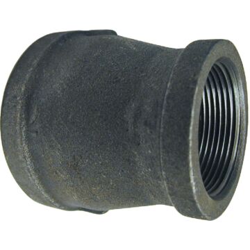 Southland 1/2 In. x 1/4 In. Malleable Black Iron Reducing Coupling