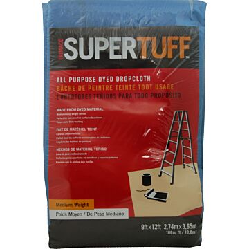 Trimaco SuperTuff Canvas Drop Cloth (Tan) 9 ft x 12 ft
