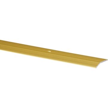 M-D Building Products 1-3/8 In. X 36 In. Satin Brass Aluminum Carpet Trim with Screw Nails