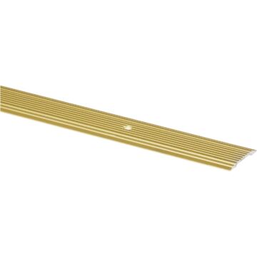 M-D Building Products 1-1/4 In. x 72 In. Satin Brass Aluminum Seam Binder with Screw Nails