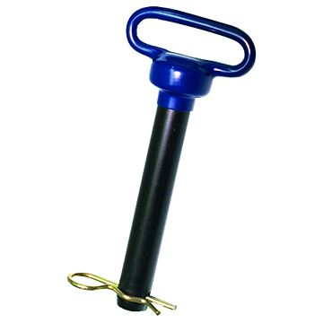 SpeeCo S70082100 Hitch Pin, 5/8 in Dia Pin, 7 in L, 4 in L Usable, 8 Grade, Steel, Powder-Coated