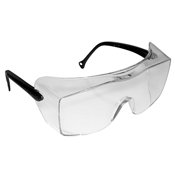 3M OX Protective Eyewear 12163-00000-20, Clear AF Lens, Black Secure Grip Temple