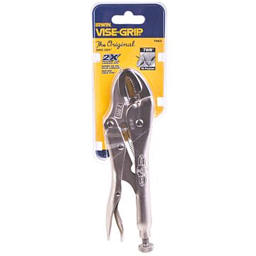 Irwin IRWIN Vise-Grip Original Locking Pliers With Wire Cutter, Curved Jaw, 7-Inch