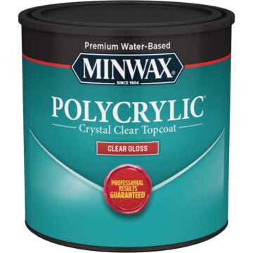 Minwax Polycrylic 1/2 Pt. Gloss Water Based Protective Finish