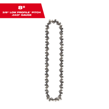 Milwaukee 8" 3/8" LOW PROFILE™ Pitch, .043" Gauge Saw Chain