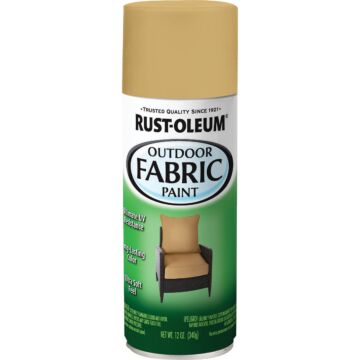 Rust-Oleum 12 Oz. Flat/Matte Outdoor Fabric Spray Paint, Khaki