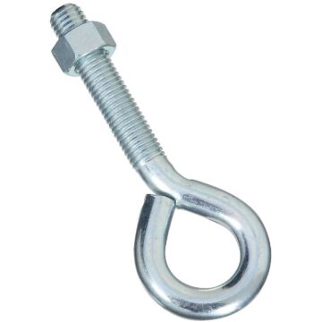 National 5/8 In. x 6 In. Zinc Eye Bolt with Hex Nut