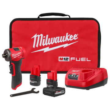 Milwaukee M12 FUEL™ 1/4" Right Angle Die Grinder Kit
