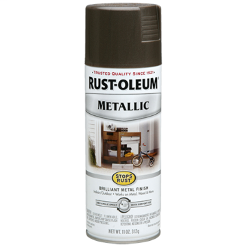 Stops Rust® Spray Paint and Rust Prevention - Metallic Spray Paint - 11 oz. Spray - Dark Bronze