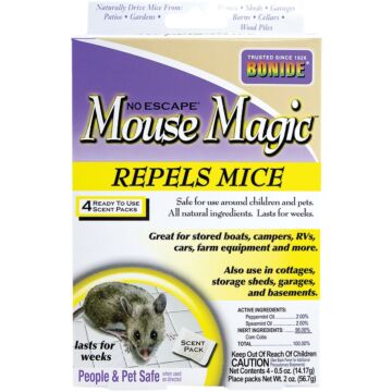 Bonide Mouse Magic 2 Oz. Granular Mouse Repellent (4-Pack)