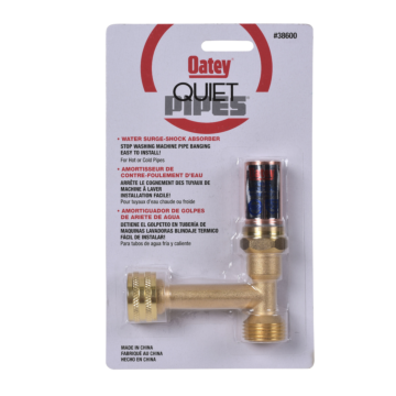 Oatey® Quiet Pipes Washing Machine Supply Line Shock Absorber