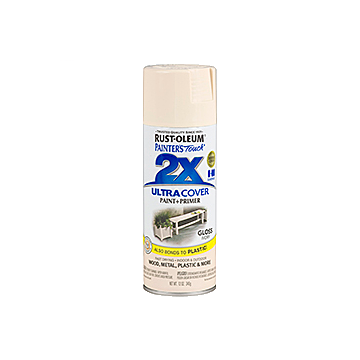 Painter's Touch® 2X Ultra Cover® Spray Paint - 2X Ultra Cover Gloss Spray - 12 oz. Spray - Gloss Ivory