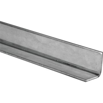 Hillman Steelworks Zinc-Plated 1-1/4 In. x 4 Ft. Solid Angle