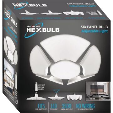 Bell+Howell HexBulb Adjustable 6-Panel Light Bulb