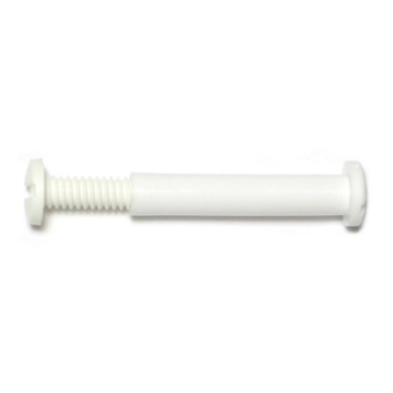 Post w/Scr White, 1-1/4"