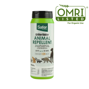 Safer Brand Critter Ridder Granular Animal Repellent - 2lb OMRI Listed for Organic Use