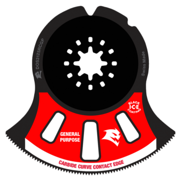 3-1/8 in. Starlock Carbide Oscillating Blade for General Purpose Cuts