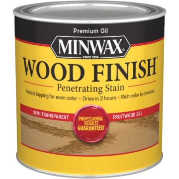 Minwax Wood Finish Penetrating Stain, Fruitwood, 1/2 Pt.